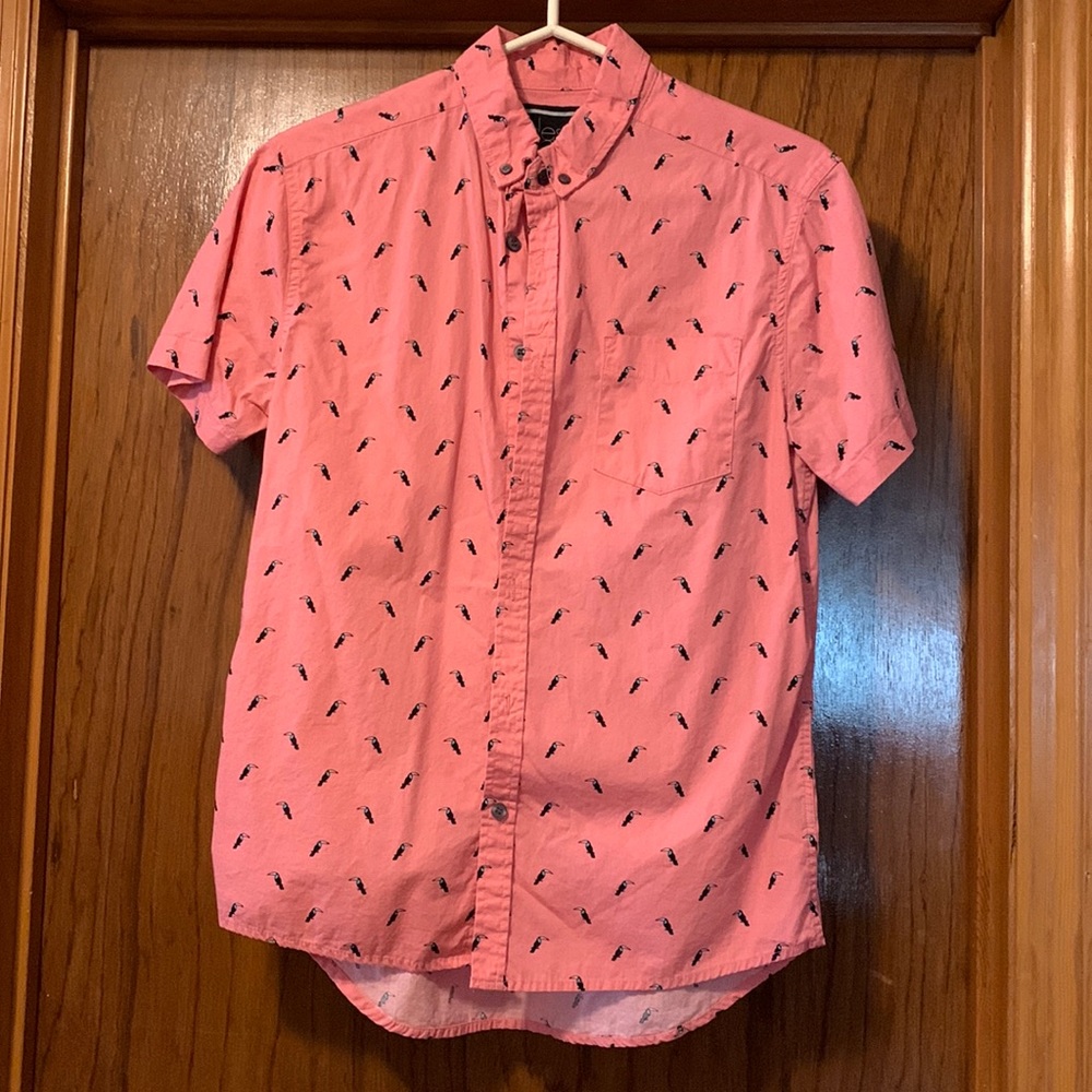 Descendant short sleeve button down (s- slim fit)